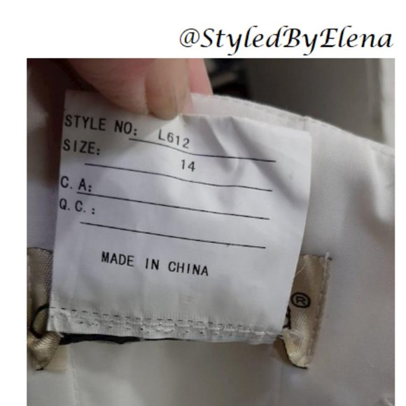 Demetrios OreaSposa White Wedding Gown (Style # L612) - Picture 11 of 16